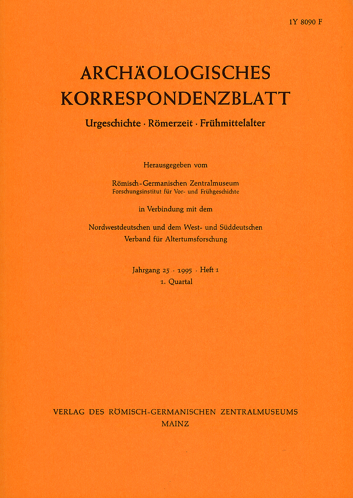 Archäologisches Korrespondenzblatt 25-1