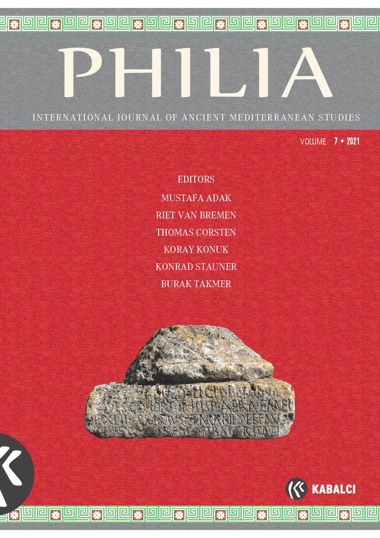 Philia. International Journal of Ancient Mediterranean Studies 7, 2021