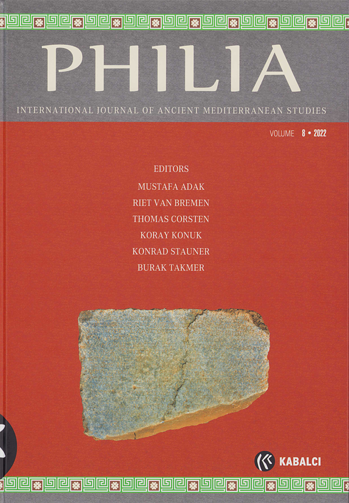 Philia. International Journal of Ancient Mediterranean Studies 8, 2022