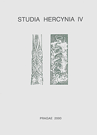 Bouzek, Jan; Studia Hercynia 4, 2000