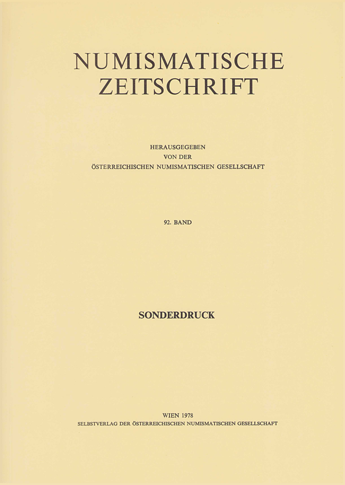 Dembski, Günther : Ein Münzhort aus Carnuntum aus der Zeit Valentinians I.