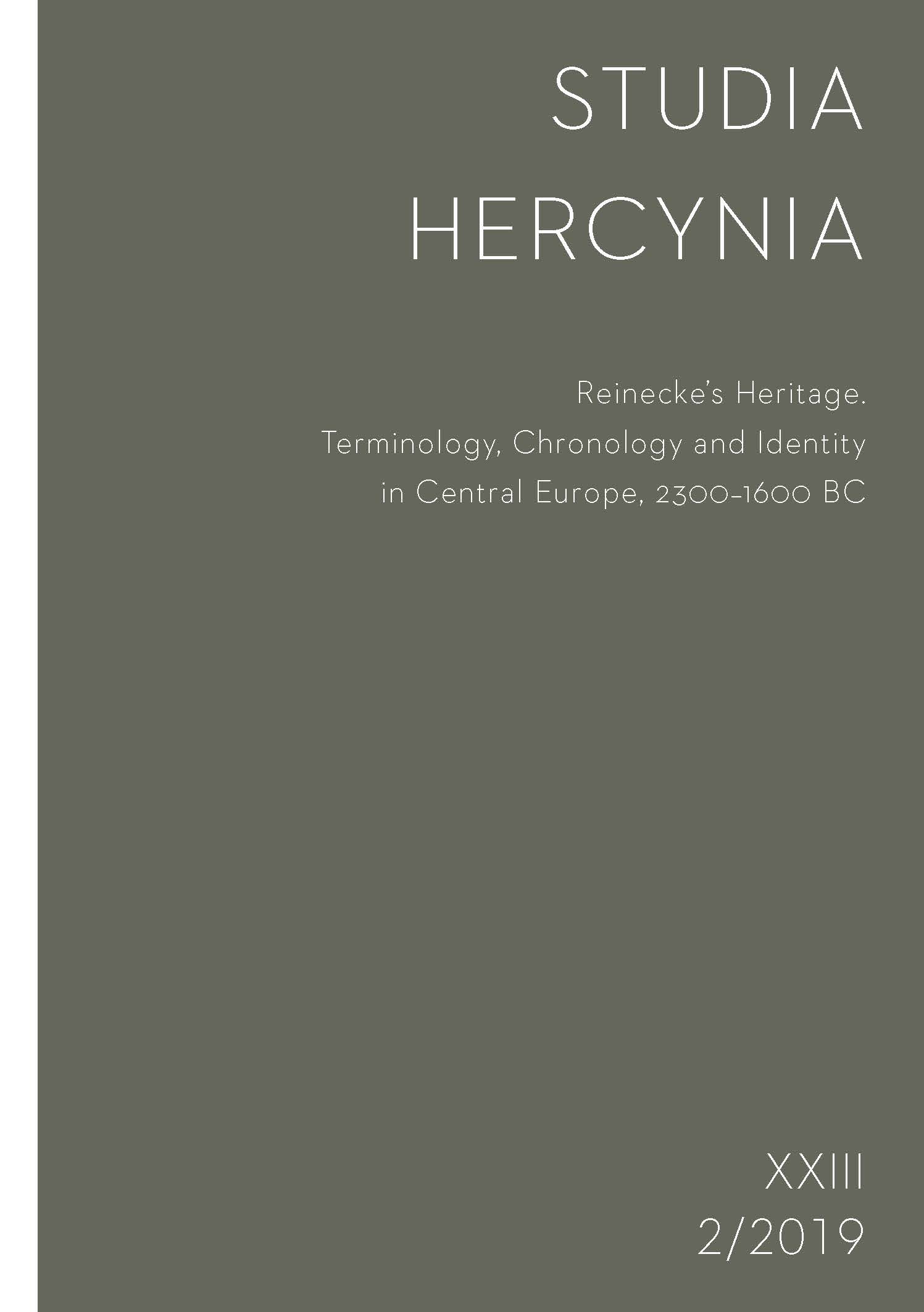 Studia Hercynia 23/2, 2019
