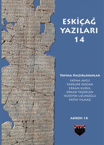 Eskiçağ Yazıları 14 Eskiçağ Yazıları 14