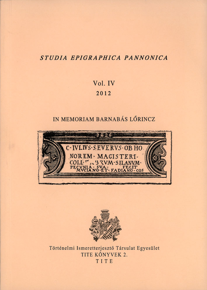 Kovács, Péter - Bence Fehér : In memoriam Barnabás Lőrincz