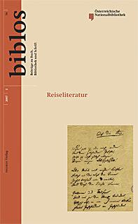 Biblos 56/2, 2007 | Reiseliteratur Biblos 56/2, 2007 | Reiseliteratur