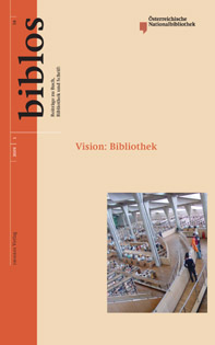 Biblos 58/1, 2009 | Vision: Bibliothek Biblos 58/1, 2009 | Vision: Bibliothek