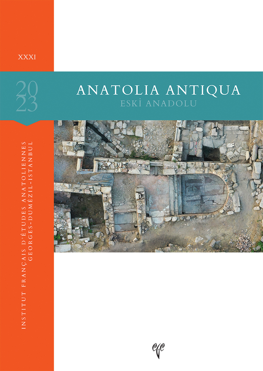Anatolia Antiqua 31 (2023)
