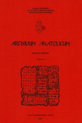 Archivum Anatolicum 15/1